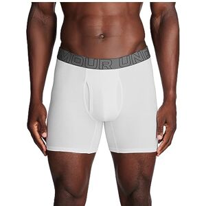 Under Armour Men's 3er-Pack Performance-Boxershorts aus Baumwolle, 15,2 Cm Innennaht, Ganztägiger Komfort und Ultraweich Boxer Briefs, White, Plain, XL (Pack of 3) Under Armour Men's 3er-Pack Performance-Boxershorts aus Baumwolle, 15,2 Cm Innennaht, Ganztägiger Komfort und Ultraweich Boxer Briefs, White, Plain, XL (Pack of 3)