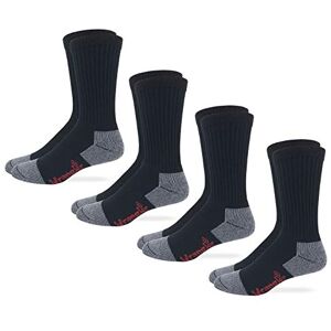 Wrangler Men's Men's Riggs Men s Steel Toe Boot Work Crew Cotton Cushion Socks 4 Pair Pack Black Large, Black, L UK Wrangler Men's Men's Riggs Men s Steel Toe Boot Work Crew Cotton Cushion Socks 4 Pair Pack Black Large, Black, L UK