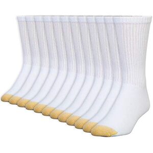 Gold Toe Men's 656s Cotton Crew Athletic Socks, Multipairs, White (12 Pairs), X-Large (Pack of 12) Gold Toe Men's 656s Cotton Crew Athletic Socks, Multipairs, White (12 Pairs), X-Large (Pack of 12)