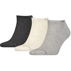 Calvin Klein Men's Socks (Pack of 3), Mid Grey Melange, One Size Calvin Klein Men's Socks (Pack of 3), Mid Grey Melange, One Size