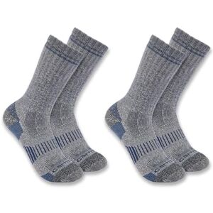 Carhartt Men's Midweight Synthetic-Wool Blend Sock 2 Pack, Navy, Large Carhartt Men's Midweight Synthetic-Wool Blend Sock 2 Pack, Navy, Large