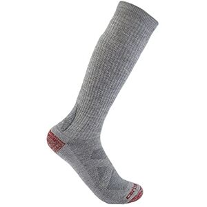 Carhartt Men's Heavyweight Merino Wool Blend Boot Sock, Asphalt Heather, Medium Carhartt Men's Heavyweight Merino Wool Blend Boot Sock, Asphalt Heather, Medium