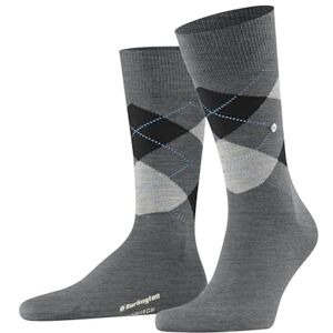 Burlington Men's Edinburgh M So Wool Patterned 1 Pair Socks, Grey Asphalt Melange 3180, 11-14 Burlington Men's Edinburgh M So Wool Patterned 1 Pair Socks, Grey Asphalt Melange 3180, 11-14
