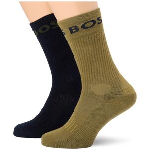 Boss Men's 2P RS Sport Col CC Regular Socks, Open Green357, Boss Men's 2P RS Sport Col CC Regular Socks, Open Green357,