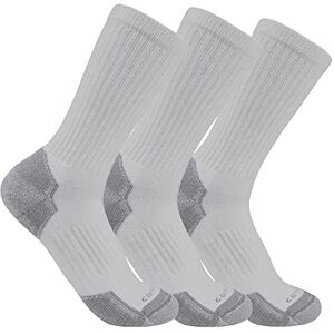 Carhartt Men's Midweight Cotton Blend Sock 3 Pack, Grey, X-Large Carhartt Men's Midweight Cotton Blend Sock 3 Pack, Grey, X-Large