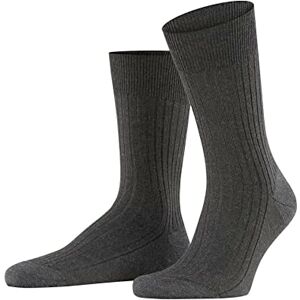 FALKE Men's Bristol Pure M So Wool Plain 1 Pair Socks, Grey Anthracite Melange 3080, 11.5-12.5 FALKE Men's Bristol Pure M So Wool Plain 1 Pair Socks, Grey Anthracite Melange 3080, 11.5-12.5