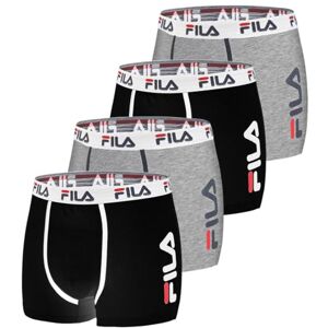 FILA Pack of 4 Men's Boxer Shorts, Ng, L FILA Pack of 4 Men's Boxer Shorts, Ng, L