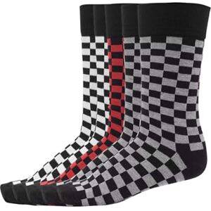 Urban Classics Unisex Socken Check 5-pack, Black/H.Grey/White, 6-8 UK Urban Classics Unisex Socken Check 5-pack, Black/H.Grey/White, 6-8 UK