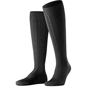 FALKE Mens Teppich Im Schuh M Kh Wool Long Plain 1 Pair Knee-High Socks, Black 3000, 5.5-6.5 UK FALKE Mens Teppich Im Schuh M Kh Wool Long Plain 1 Pair Knee-High Socks, Black 3000, 5.5-6.5 UK