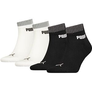 Puma Unisex QUARTER, Black/White, 9-11 UK Puma Unisex QUARTER, Black/White, 9-11 UK