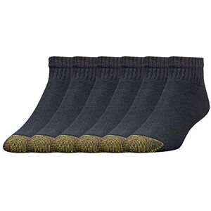 Gold Toe Men's 656p Cotton Quarter Athletic Socks, Multipairs casual socks, Black, L UK Gold Toe Men's 656p Cotton Quarter Athletic Socks, Multipairs casual socks, Black, L UK