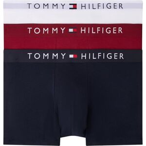 Tommy Hilfiger Men’s 3 Pack Trunks Underwear, Multicolor (Des Sky/White/Rouge), XXL Tommy Hilfiger Men’s 3 Pack Trunks Underwear, Multicolor (Des Sky/White/Rouge), XXL