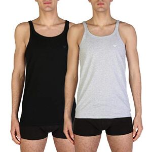 Emporio Armani Men's Pyjama top (Pack of 2) Multicolour Medium Emporio Armani Men's Pyjama top (Pack of 2) Multicolour Medium
