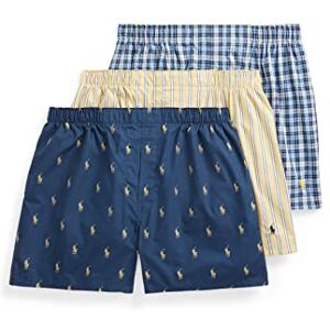 Ralph Lauren Classic Fit Woven Cotton Boxers 3-Pack Ralph Lauren Classic Fit Woven Cotton Boxers 3-Pack