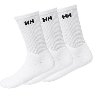 Helly Hansen Unisex 3-pack Cotton Sock, White, 46 EU Helly Hansen Unisex 3-pack Cotton Sock, White, 46 EU