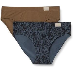 Sloggi Men's GO Natural Brief C2P Holiday Midi, Violet-Dark Combination, M (Pack of 2) Sloggi Men's GO Natural Brief C2P Holiday Midi, Violet-Dark Combination, M (Pack of 2)