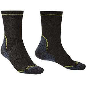 Bridgedale HIKE Lightweight T2 Coolmax Performance Boot-Men's- Medium-Black/Lime Bridgedale HIKE Lightweight T2 Coolmax Performance Boot-Men's- Medium-Black/Lime