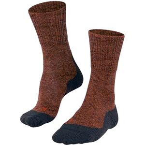 FALKE Men's TK1 Adventure Wool M So Breathable Thick Anti-Blister 1 Pair Hiking Socks, Orange Tangerine 8094, 11-12.5 FALKE Men's TK1 Adventure Wool M So Breathable Thick Anti-Blister 1 Pair Hiking Socks, Orange Tangerine 8094, 11-12.5