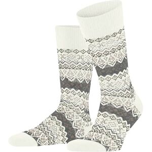 FALKE Men's Aspen M So Wool Cashmere Patterned 1 Pair Socks, White Off-White 2040, 5.5-8 FALKE Men's Aspen M So Wool Cashmere Patterned 1 Pair Socks, White Off-White 2040, 5.5-8