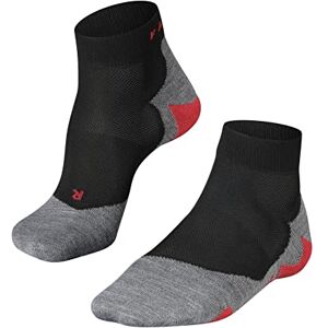 FALKE Men's RU5 Race Short M Sso Functional Yarn Anti-Blister 1 Pair Running Socks, Black Black-Mix 3010, 11-12.5 FALKE Men's RU5 Race Short M Sso Functional Yarn Anti-Blister 1 Pair Running Socks, Black Black-Mix 3010, 11-12.5