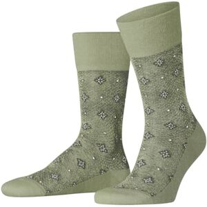 FALKE Men's Mosaic Floor M So Linen Cotton Patterned 1 Pair Socks, Green Kristall 7790, 7-8 FALKE Men's Mosaic Floor M So Linen Cotton Patterned 1 Pair Socks, Green Kristall 7790, 7-8