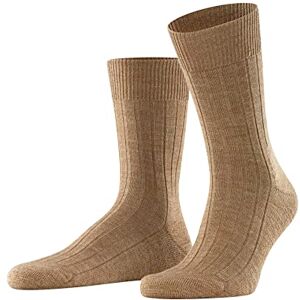 FALKE Men's Teppich Im Schuh M So Wool Plain 1 Pair Socks, Brown Nutmeg Melange 5410, 7-8 FALKE Men's Teppich Im Schuh M So Wool Plain 1 Pair Socks, Brown Nutmeg Melange 5410, 7-8