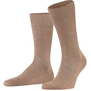 FALKE Men's Sensitive London M So Cotton With Soft Tops 1 Pair Socks, Brown Nutmeg Melange 5410, 8.5-11 FALKE Men's Sensitive London M So Cotton With Soft Tops 1 Pair Socks, Brown Nutmeg Melange 5410, 8.5-11