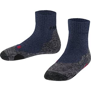 FALKE Unisex Kids TK2 Short K Sso Wool Thick Anti-Blister 1 Pair Hiking Socks, Blue Dark 6680, 3-5 FALKE Unisex Kids TK2 Short K Sso Wool Thick Anti-Blister 1 Pair Hiking Socks, Blue Dark 6680, 3-5