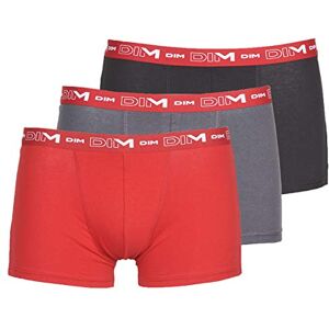 DIM Lot de 3 Boxers Homme Coton Stretch Respirant Maintien Optimal Sans Étiquette DIM Lot de 3 Boxers Homme Coton Stretch Respirant Maintien Optimal Sans Étiquette