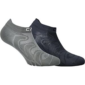 CMP Ultralight Sock Pa Bipack, Grey-Anthracite, 43/45 CMP Ultralight Sock Pa Bipack, Grey-Anthracite, 43/45