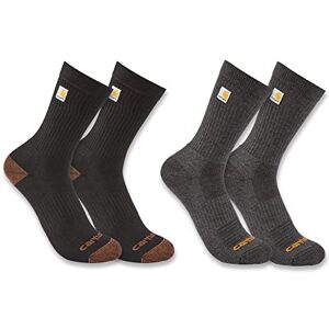 Carhartt Men's Midweight Logo Crew Sock 2 Pack, Assorted 1, Large Carhartt Men's Midweight Logo Crew Sock 2 Pack, Assorted 1, Large
