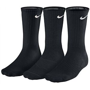 Nike Men Cush Crew Socks (pair Of 3) Black/White, X-Large/Size UK 11 14.5 Nike Men Cush Crew Socks (pair Of 3) Black/White, X-Large/Size UK 11 14.5