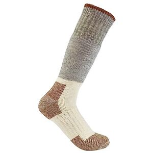 Carhartt Men's Arctic Heavyweight Merino Wool Blend Boot Sock, Heather Grey, Large Carhartt Men's Arctic Heavyweight Merino Wool Blend Boot Sock, Heather Grey, Large