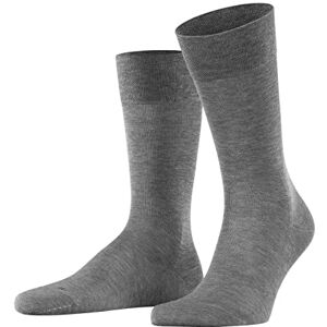 FALKE Men's Sensitive Malaga M So Cotton With Soft Tops 1 Pair Socks, Grey Steel Melange 3165, 5.5-8 FALKE Men's Sensitive Malaga M So Cotton With Soft Tops 1 Pair Socks, Grey Steel Melange 3165, 5.5-8