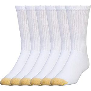Gold Toe Men's Harrington Crew Socks, Multipairs Casual, White (6-Pairs), Large (Pack of 6) Gold Toe Men's Harrington Crew Socks, Multipairs Casual, White (6-Pairs), Large (Pack of 6)