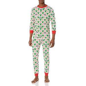 Amazon Essentials Disney Marvel Star Wars Men's Snug-Fit Pyjama Sleep Sets, Mickey Holiday Mens Snug-fit, L Amazon Essentials Disney Marvel Star Wars Men's Snug-Fit Pyjama Sleep Sets, Mickey Holiday Mens Snug-fit, L