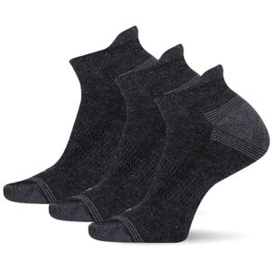 Merrell Unisex's Men's and Women's Recycled Everyday Low Cut Tab Socks-3 Pair Pack-Repreve Mesh, Black, Medium-Large Merrell Unisex's Men's and Women's Recycled Everyday Low Cut Tab Socks-3 Pair Pack-Repreve Mesh, Black, Medium-Large