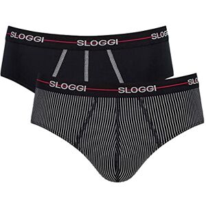 Sloggi Men's Start Midi C2P Box Briefs, RED Dark Combination, S Sloggi Men's Start Midi C2P Box Briefs, RED Dark Combination, S