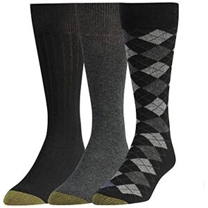 Gold Toe GOLDTOE Men's Argyle Dress Socks, Multipairs, Black Diamond (3-pairs), Large Gold Toe GOLDTOE Men's Argyle Dress Socks, Multipairs, Black Diamond (3-pairs), Large