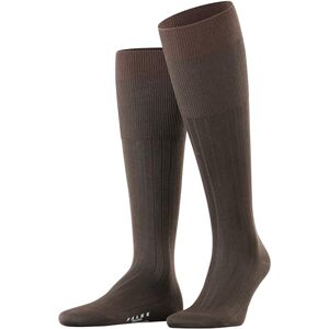 FALKE Men's Milano M Kh Cotton Long Plain 1 Pair Knee-High Socks, Brown 5930, 8.5-9.5 FALKE Men's Milano M Kh Cotton Long Plain 1 Pair Knee-High Socks, Brown 5930, 8.5-9.5