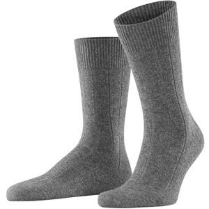 FALKE Men's Lhasa Rib M So Wool Cashmere Plain 1 Pair Socks, Grey Light Melange 3390, 8.5-11 FALKE Men's Lhasa Rib M So Wool Cashmere Plain 1 Pair Socks, Grey Light Melange 3390, 8.5-11