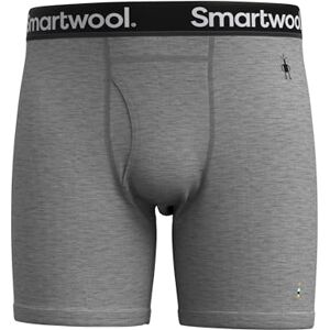Smartwool Men's Merino Boxer Brief, Light Gray Heather, Large Smartwool Men's Merino Boxer Brief, Light Gray Heather, Large