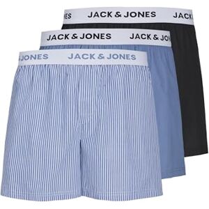 JACK & JONES Men's Jactokyo Woven Boxers 3 Pack, Black, x_l (Pack of 3) JACK & JONES Men's Jactokyo Woven Boxers 3 Pack, Black, x_l (Pack of 3)