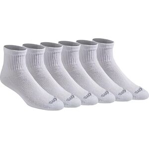 Dickies Men's Big & Tall Dri-tech Moisture Control Quarter Socks Multipack, Solid White (6 Pairs), Shoe Size: 15-17 Dickies Men's Big & Tall Dri-tech Moisture Control Quarter Socks Multipack, Solid White (6 Pairs), Shoe Size: 15-17