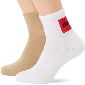 Hugo Boss Men's 3p Sh Rib Label Cc 10271620 01 Short_Socks, 269Medium Beige, 40-46 Hugo Boss Men's 3p Sh Rib Label Cc 10271620 01 Short_Socks, 269Medium Beige, 40-46