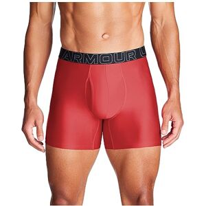 Under Armour Men's Tech 6-inch Boxerjock 2-Pack, Red Heather Solid 3 Pack, M Under Armour Men's Tech 6-inch Boxerjock 2-Pack, Red Heather Solid 3 Pack, M