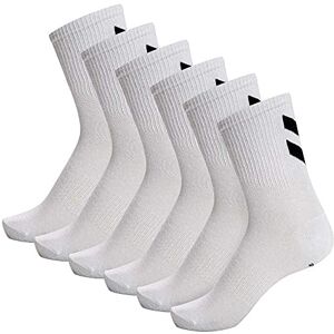hummel hmlCHEVRON 6-PACK SOCKS, unisex adult Socks, WHITE, 14 - hummel hmlCHEVRON 6-PACK SOCKS, unisex adult Socks, WHITE, 14 -