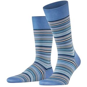 FALKE Men's Microblock M So Cotton Patterned Socks, Blue Water 6550, 8.5-9.5 FALKE Men's Microblock M So Cotton Patterned Socks, Blue Water 6550, 8.5-9.5