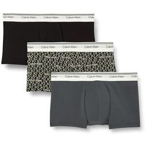 Calvin Klein Men’s 3 Pack Balance Trunks with Logo Waistband, Black (Black), XL Calvin Klein Men’s 3 Pack Balance Trunks with Logo Waistband, Black (Black), XL