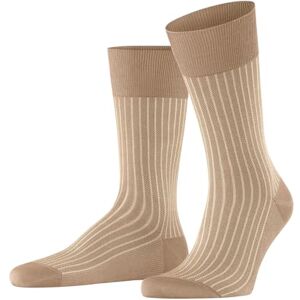 FALKE Men's Oxford Stripe M So Cotton Patterned 1 Pair Socks, Brown Camel 5038, 10-11 FALKE Men's Oxford Stripe M So Cotton Patterned 1 Pair Socks, Brown Camel 5038, 10-11